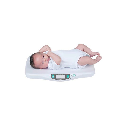 Cantar pentru bebelusi, BBluv, Kilo, Digital, Foarte precis, Unitati de masura kg, lb, oz, Pana la 20 kg, Cu functie de precizie cand se misca bebe, Ecran LCD, WHite