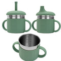 Cana 2 in 1 New Baby 220 ml, Verde – cele două moduri de utilizare și interiorul cănii