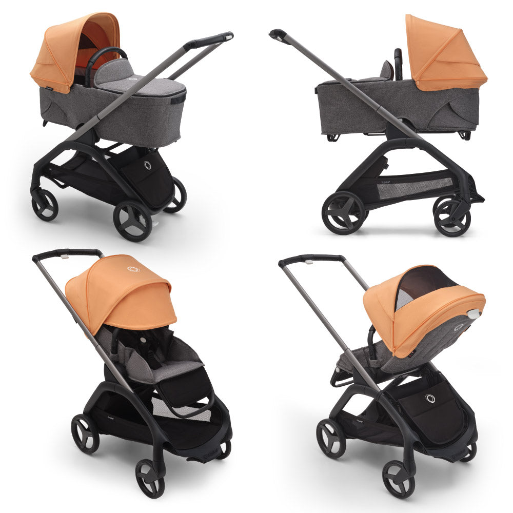 Capotina carucior Bugaboo Dragonfly Island Coral