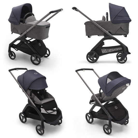 Capotina carucior Bugaboo Dragonfly Stormy Blue