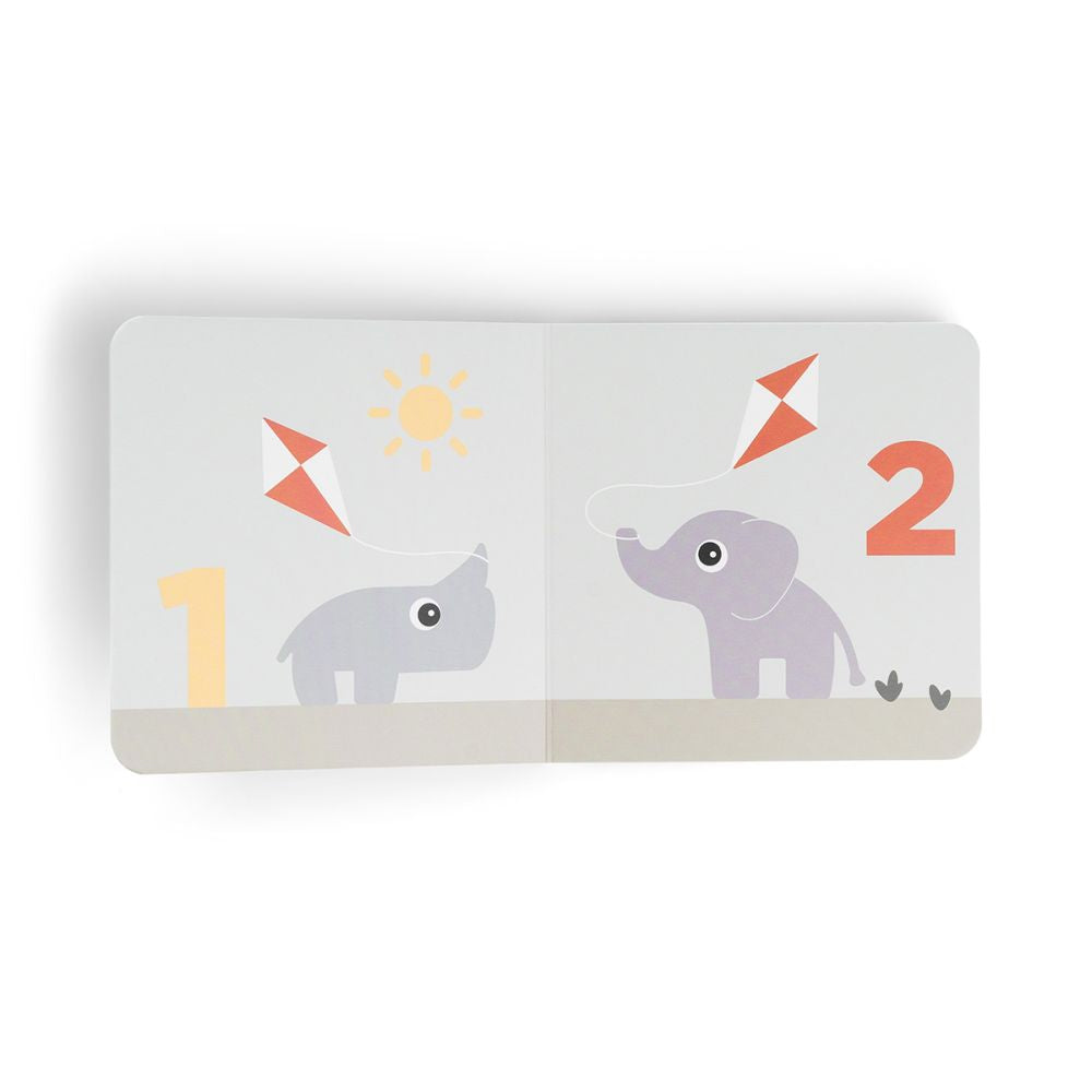 Carticica jucarie educativa numarat Done by Deer Elphee Colour Mix