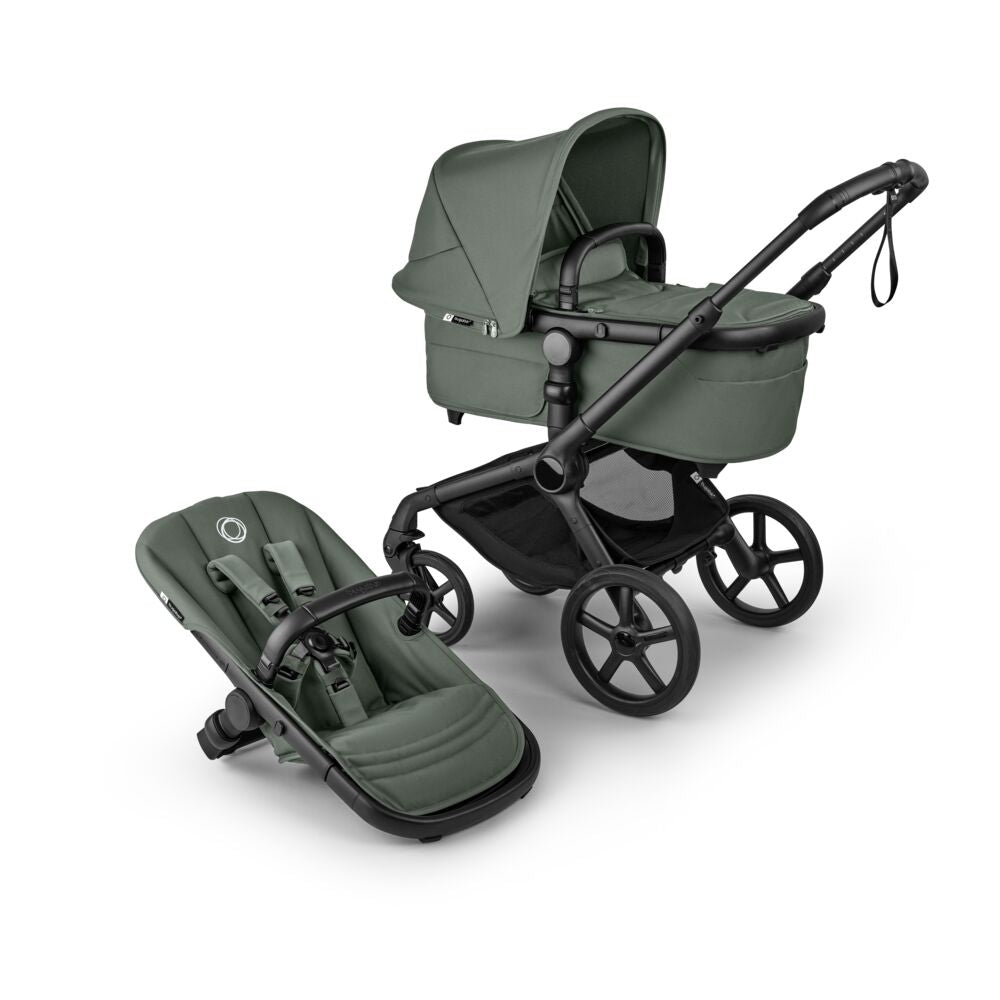 Cărucior 2 în 1 Bugaboo Fox 5 Renew Black Forest Green Premium