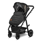 Carucior 2 in 1 Lionelo Amber Lovin, Editie limitata, Negru