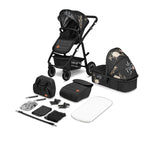 Carucior 2 in 1 Lionelo Amber Lovin, Editie limitata, Negru