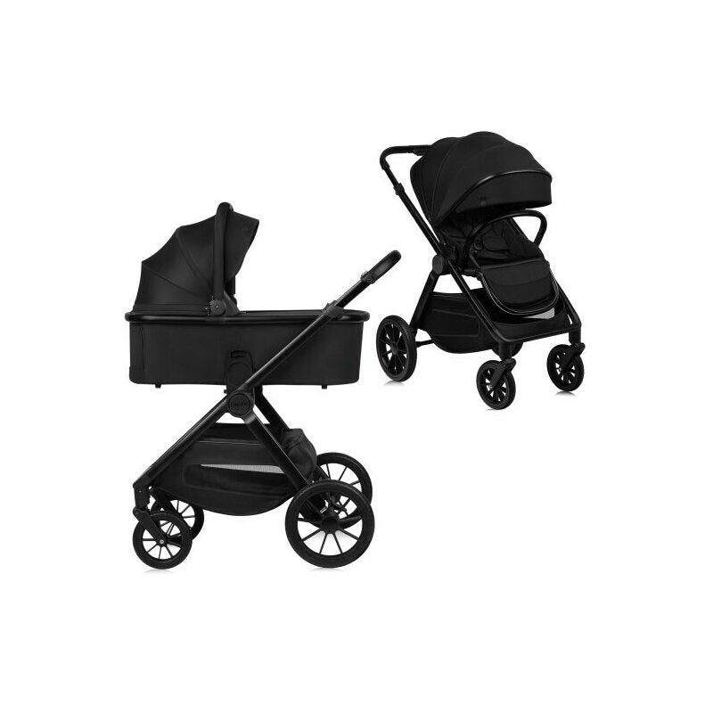 Carucior 2 in 1 Lionelo Layla Negru, imagine 1