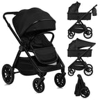 Carucior 2 in 1 Lionelo Layla Negru, imagine 5