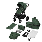 Carucior 2 in 1 Lionelo Layla Verde, imagine 4