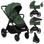 Carucior 2 in 1 Lionelo Layla Verde, imagine 5