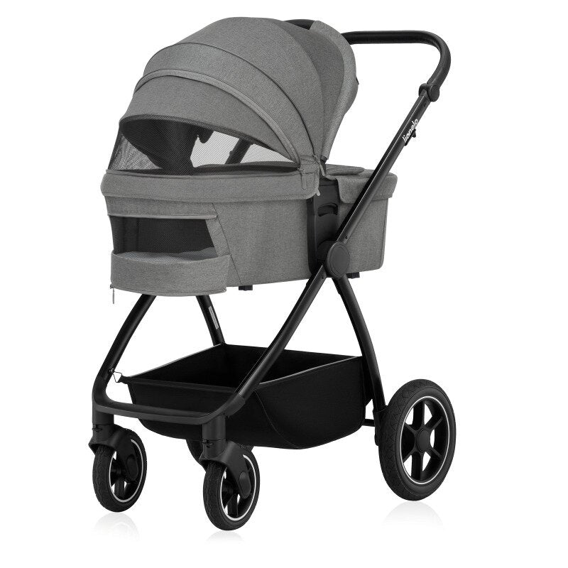 Carucior 2 in 1 Lionelo Meril, Gri
