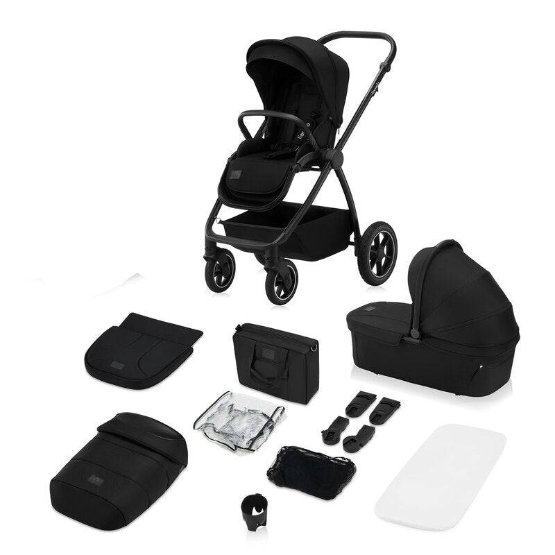 Carucior 2 in 1 Lionelo Meril, Negru