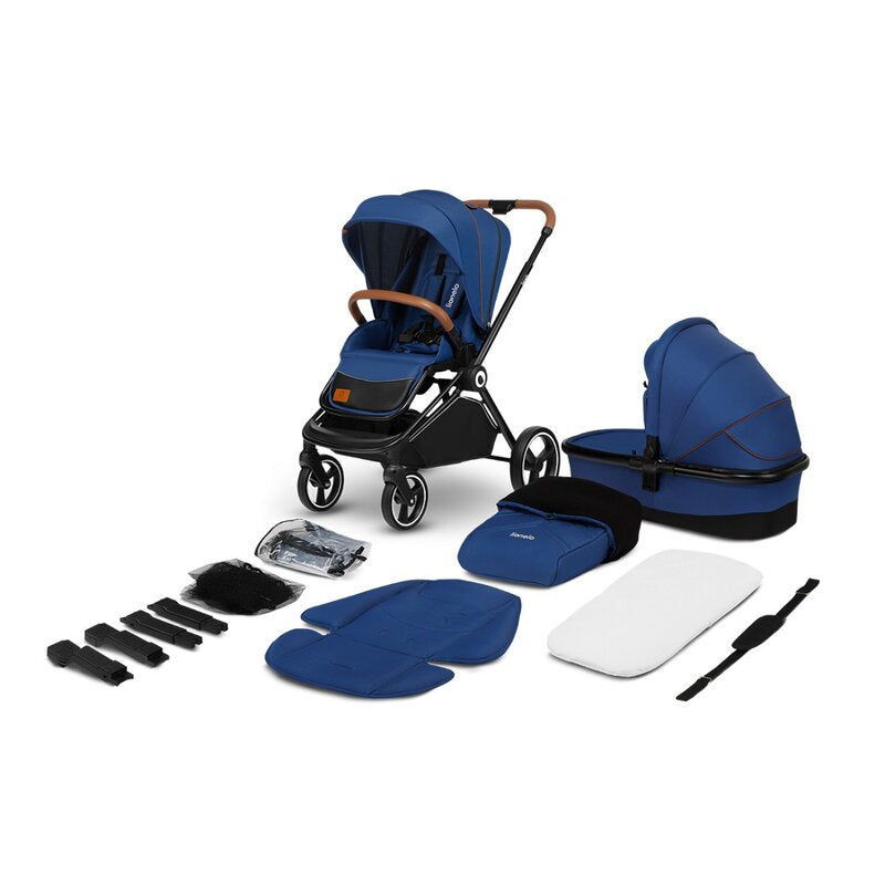 Carucior 2 in 1 Lionelo Mika, Albastru