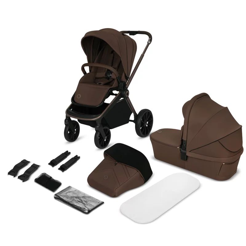 Cărucior Lionelo Mika Plus Mocha Mousse - parte sport cu accesorii