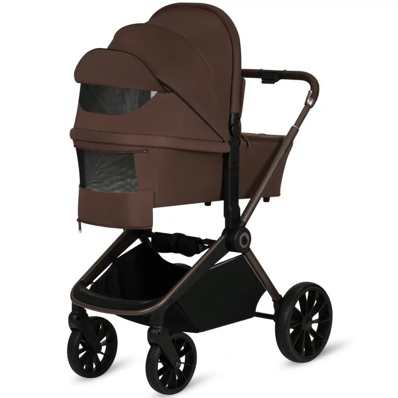 Carucior 2 in 1 Lionelo Mika Plus, Mocha Mousse