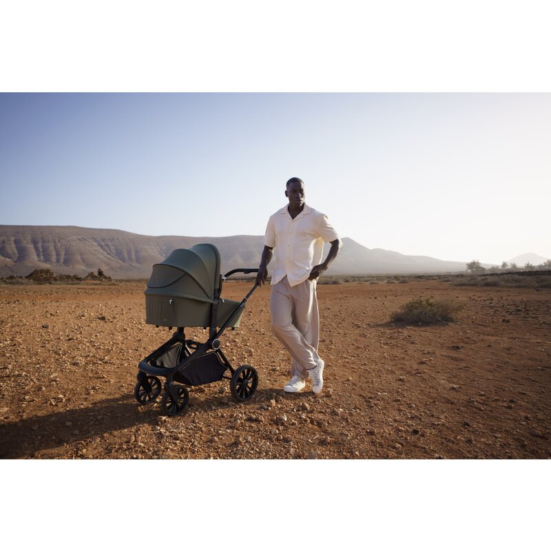 Carucior 2 in 1, Lionelo, Mika Plus, Cadru din aluminiu, Cu landou intarit si salteluta moale, Reversibil, Cu sistem de ventilatie 3D, Cu accesorii, Pana la 22 kg, Conform cu EN1888-1 EN1888-2, EN1466, Bej