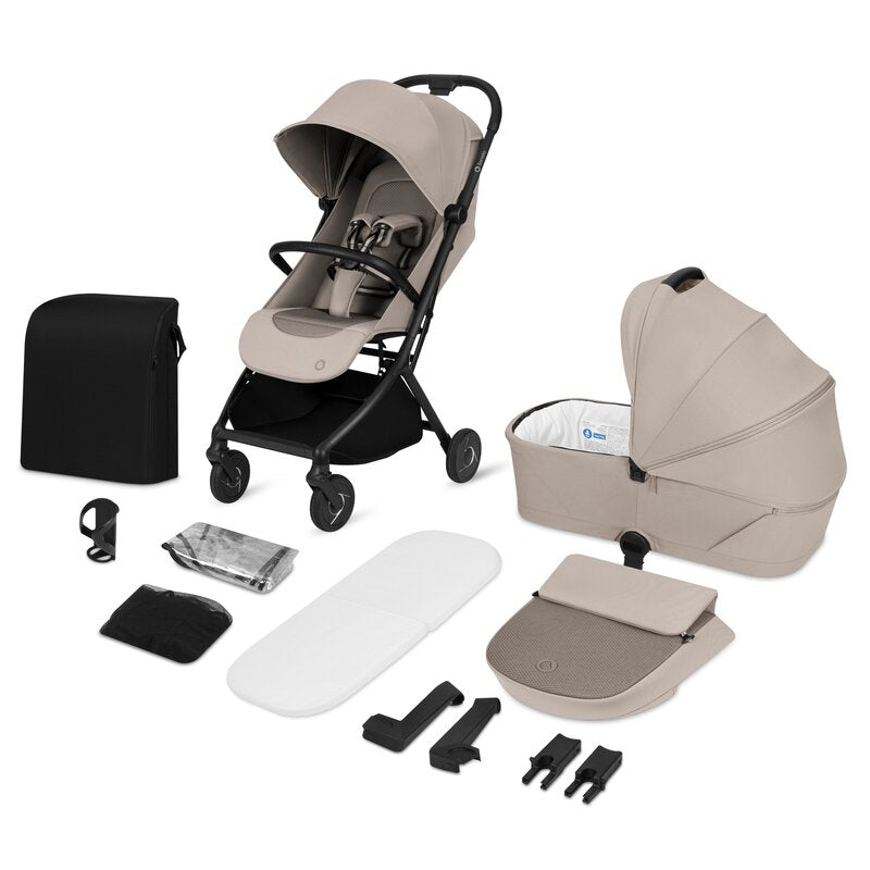 Carucior 2 in 1 Lionelo Sia Flex, Bej - vedere de ansamblu