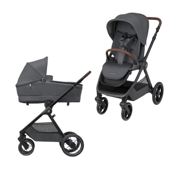 Pachet 4 in 1 Maxi-Cosi Oxford Graphite - carucior cu landou Sense
