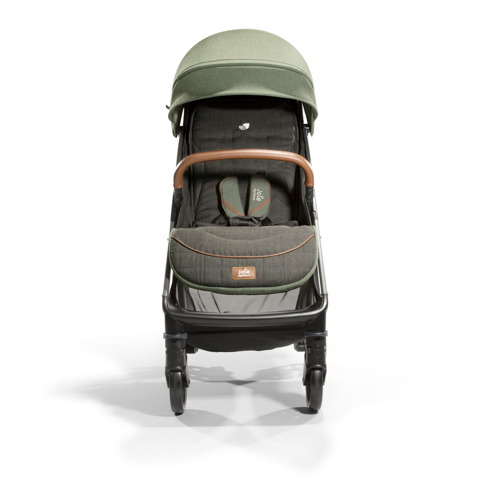 Joie - Carucior pentru copii ultracompact 2 in 1 Parcel, nastere - 22 kg, Signature Pine (Carucior Parcel Pine + Landou Ramble XL Pine)