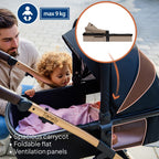 Carucior 3 in 1 Lionelo Amber, Bej