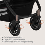 Carucior 3 in 1 Lionelo Amber, Bej