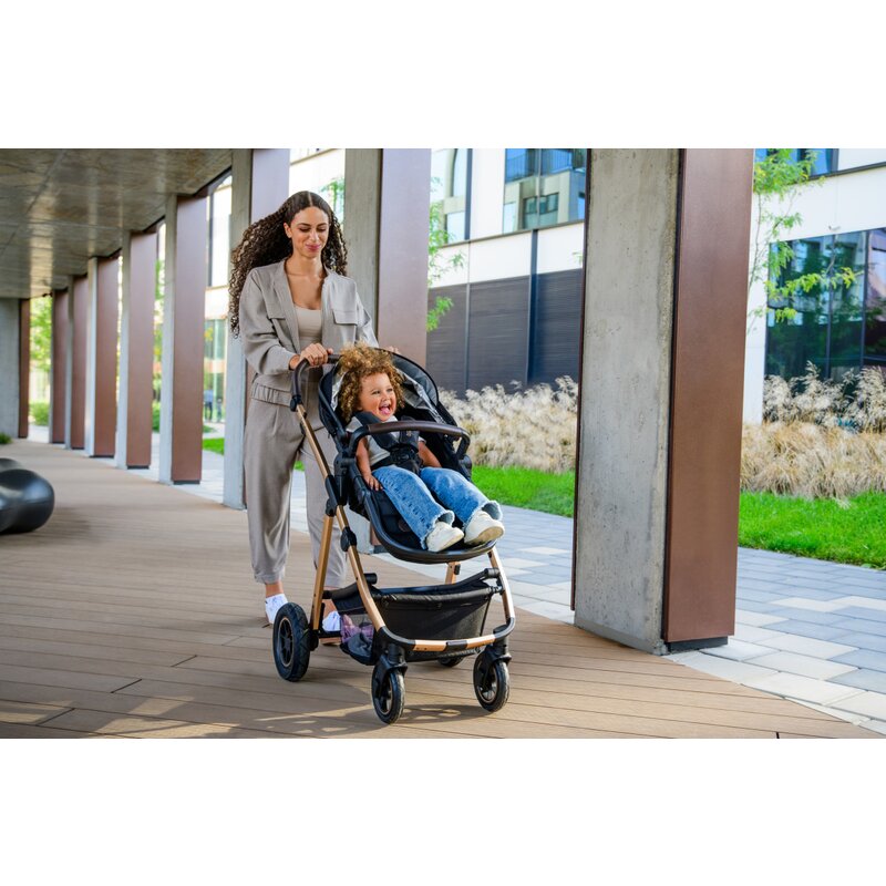 Carucior 3 in 1 Lionelo Amber, Bej