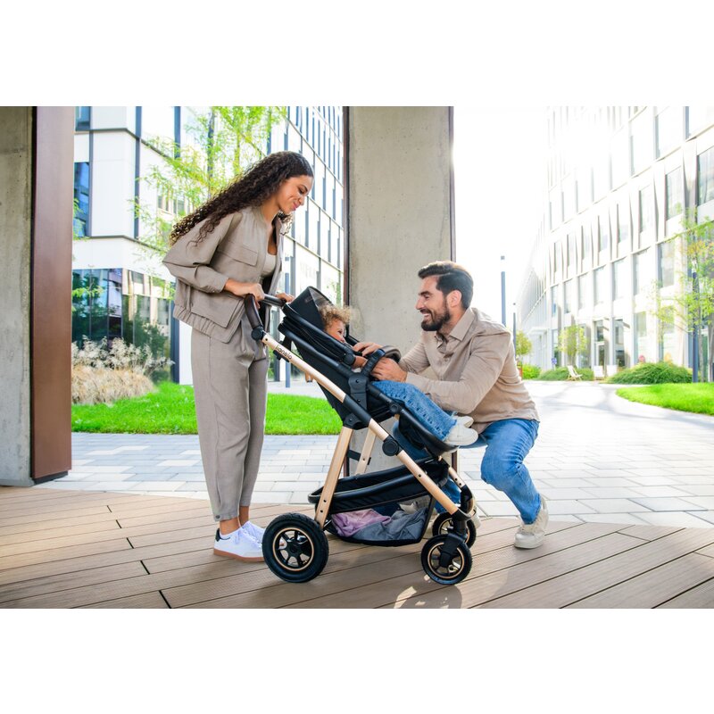 Carucior 3 in 1 Lionelo Amber, Bej