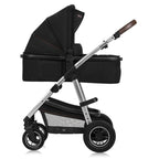 Carucior 3 in 1 Lionelo Amber, Negru Silver