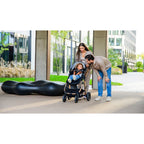 Carucior 3 in 1 Lionelo Amber, Negru Silver