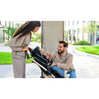 Carucior 3 in 1 Lionelo Amber, Negru Silver