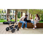 Carucior 3 in 1 Lionelo Amber, Negru Silver