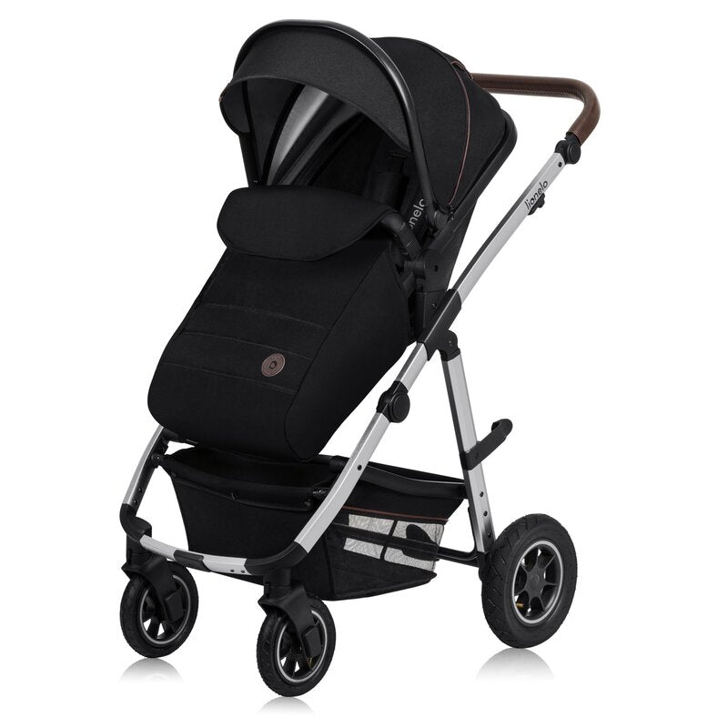 Carucior 3 in 1 Lionelo Amber, Negru Silver
