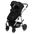 Carucior 3 in 1 Lionelo Amber, Negru Silver