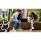 Carucior 3 in 1 Lionelo Amber, Negru Silver