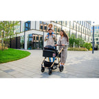 Carucior 3 in 1 Lionelo Amber, Negru Silver