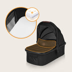 Carucior 3 in 1 Lionelo Amber, Negru Silver