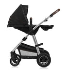 Carucior 3 in 1 Lionelo Amber, Negru Silver