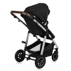 Carucior 3 in 1 Lionelo Amber, Negru Silver