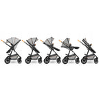 Carucior 3 in 1 Lionelo Amber, Gri Deschis