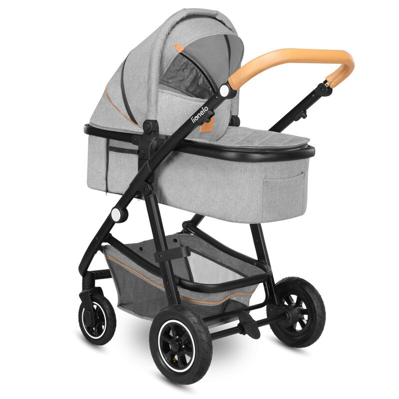 Carucior 3 in 1 Lionelo Amber, Gri Deschis