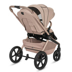 Carucior 3 in 1 Lionelo Freya cu Scoica Auto Astrid i-Size ADAC, Landou si Parte Sport, 0-22 kg, Bej