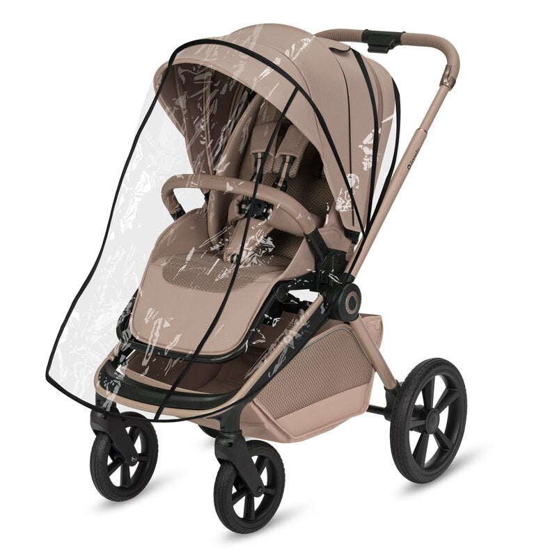 Carucior 3 in 1 Lionelo Freya cu Scoica Auto Astrid i-Size ADAC, Landou si Parte Sport, 0-22 kg, Bej