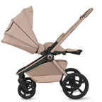 Carucior 3 in 1 Lionelo Freya cu Scoica Auto Astrid i-Size ADAC, Landou si Parte Sport, 0-22 kg, Bej