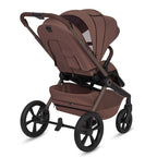 Carucior 3 in 1 Lionelo Freya cu Scoica Auto Astrid i-Size ADAC, Landou si Parte Sport, 0-22 kg, Maro