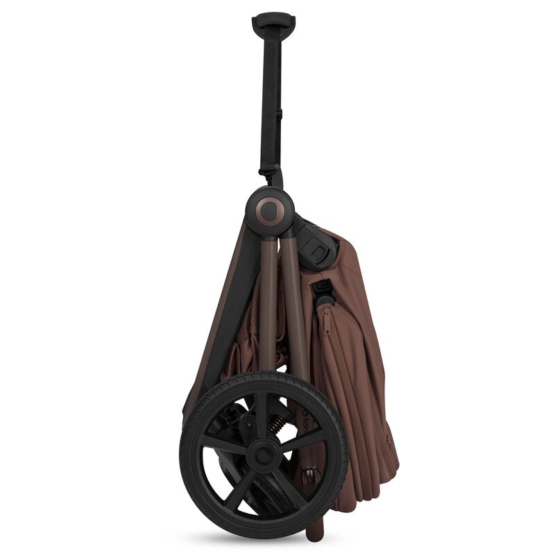 Carucior 3 in 1 Lionelo Freya cu Scoica Auto Astrid i-Size ADAC, Landou si Parte Sport, 0-22 kg, Maro
