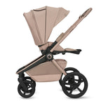 Carucior 3 in 1 Lionelo Freya cu Scoica Auto Astrid i-Size ADAC, Landou si Parte Sport, 0-22 kg, Bej