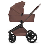 Carucior 3 in 1 Lionelo Freya cu Scoica Auto Astrid i-Size ADAC, Landou si Parte Sport, 0-22 kg, Maro