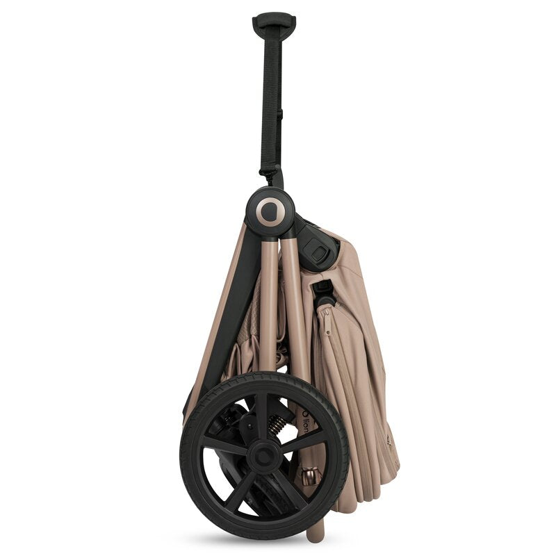 Carucior 3 in 1 Lionelo Freya cu Scoica Auto Astrid i-Size ADAC, Landou si Parte Sport, 0-22 kg, Bej