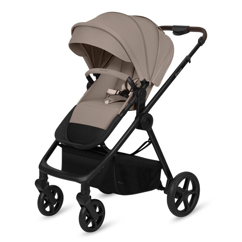 Carucior 3 in 1 Lionelo Greet cu Scoica Auto Astrid Lite i-Size, Landou si Parte Sport, 0-22 kg, Bej