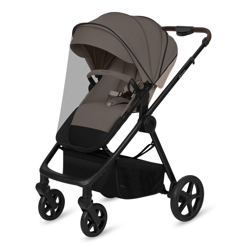 Carucior 3 in 1 Lionelo Greet cu Scoica Auto Astrid Lite i-Size, Landou si Parte Sport, 0-22 kg, Bej