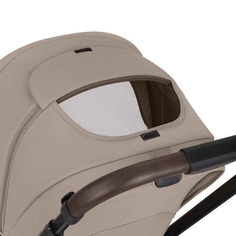 Carucior 3 in 1 Lionelo Greet cu Scoica Auto Astrid Lite i-Size, Landou si Parte Sport, 0-22 kg, Bej