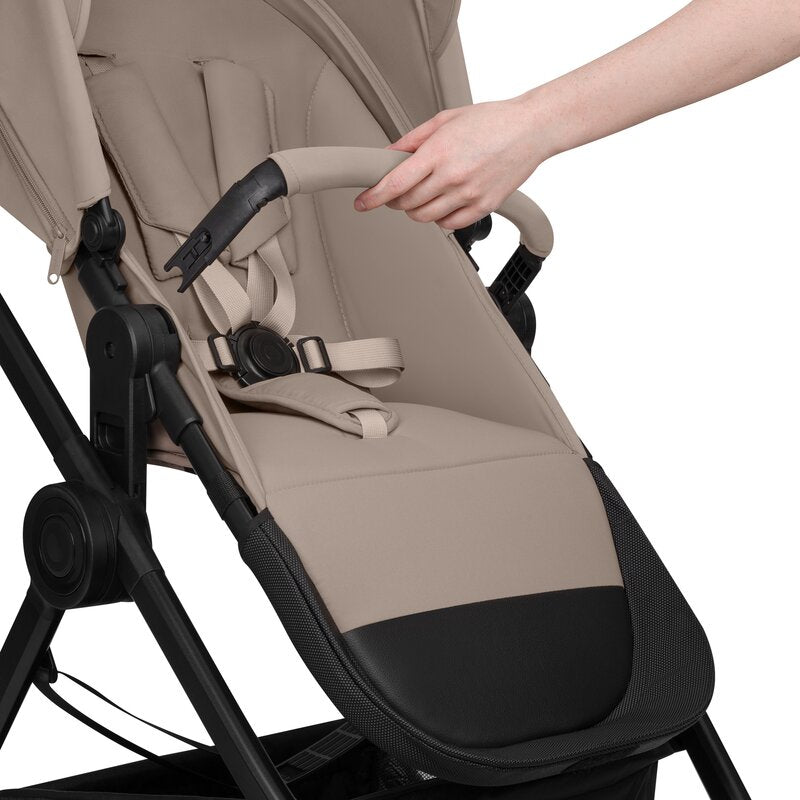 Carucior 3 in 1 Lionelo Greet cu Scoica Auto Astrid Lite i-Size, Landou si Parte Sport, 0-22 kg, Bej